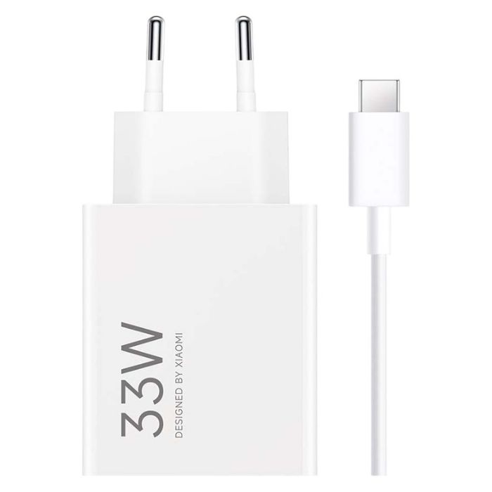 Carregador XIAOMI Mi 33 W(USB-A / USB-C - 33W - Branco)