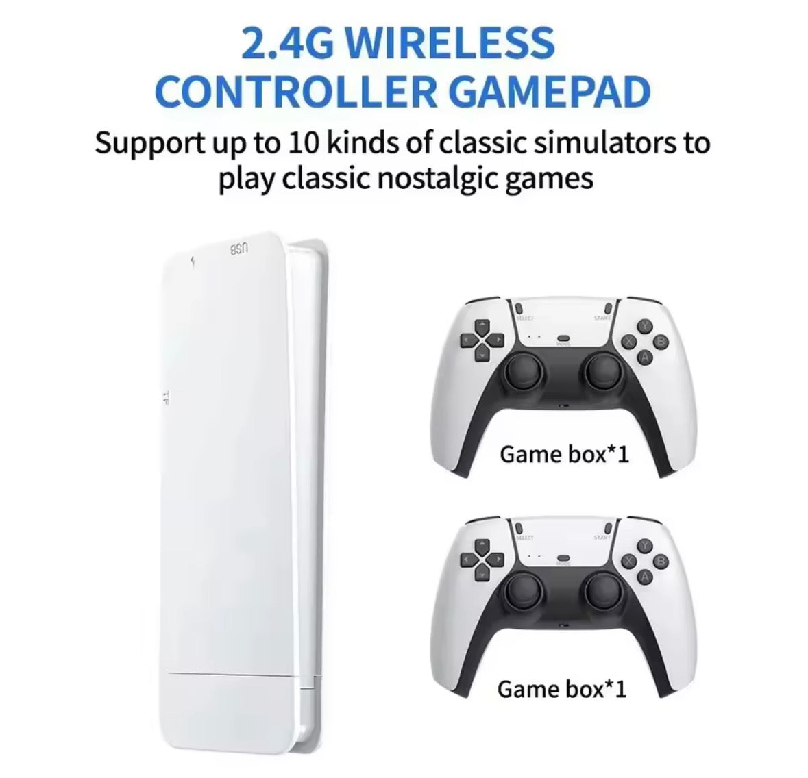GAME STICK PRO 4K – Diversão sem limites!