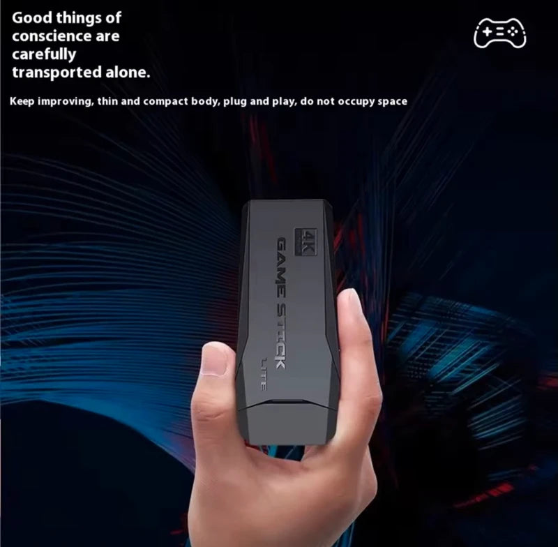 Console Retrô Game Stick 4K +20.000 Jogos Clássicos