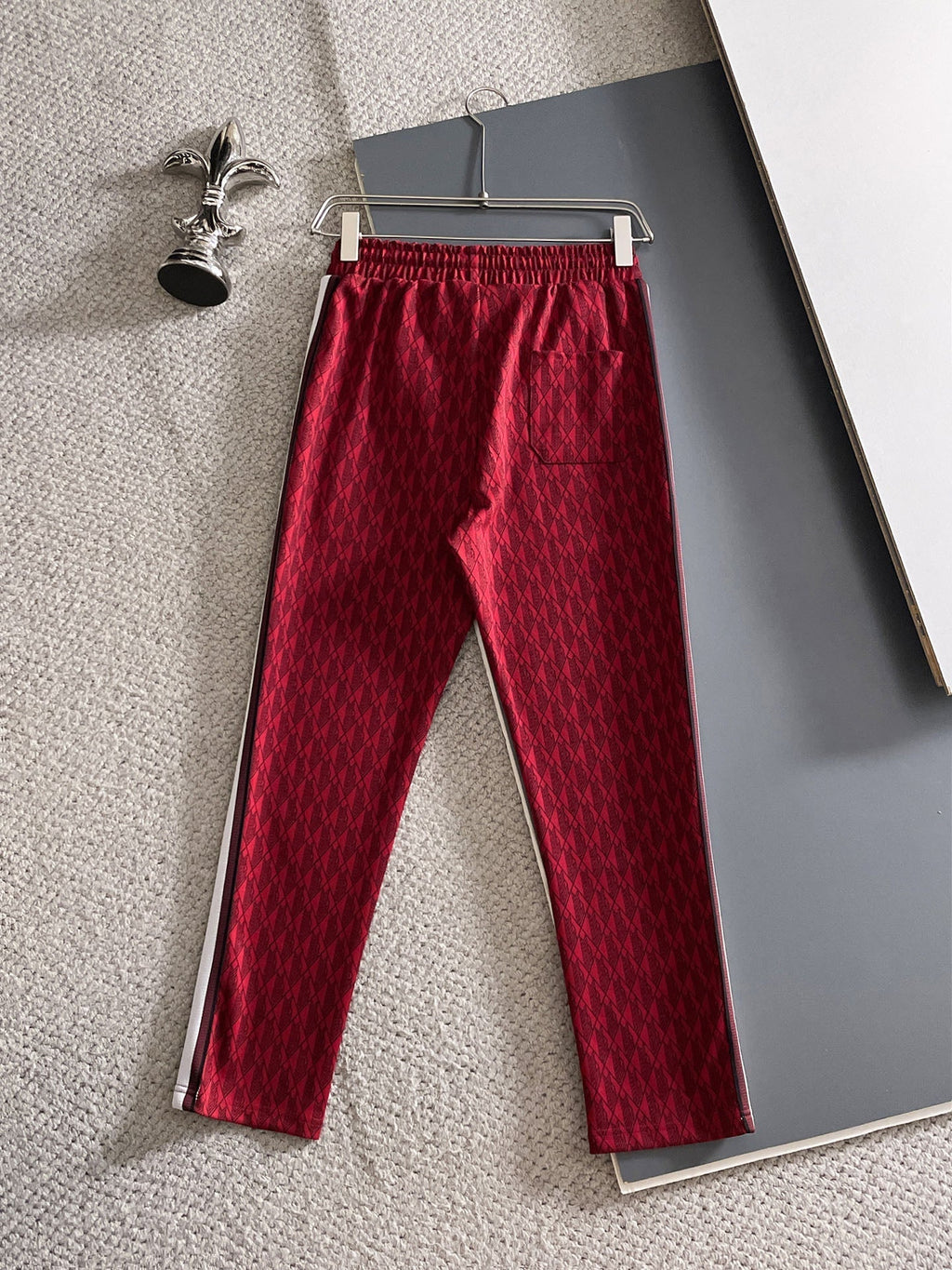 Fato de Treino Lacoste Jacquard Losango Vermelho Gold Edition