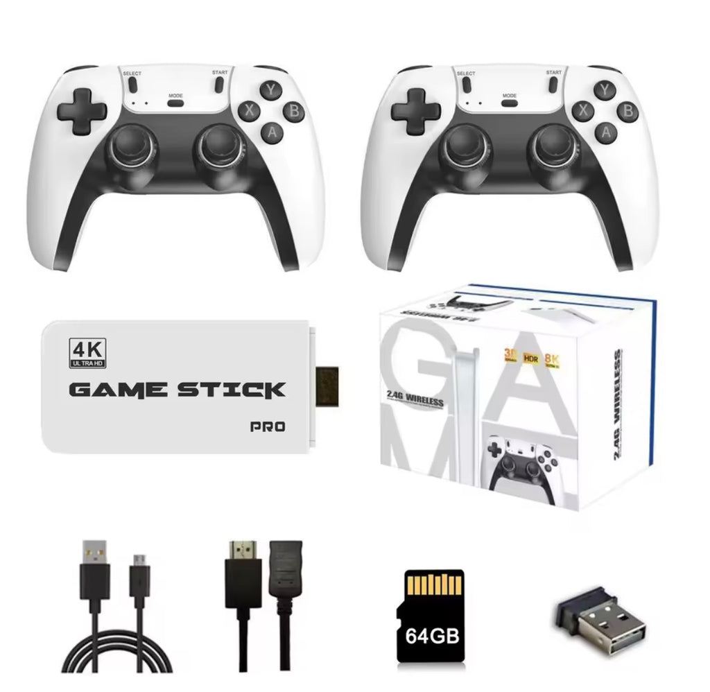 GAME STICK PRO 4K – Diversão sem limites!