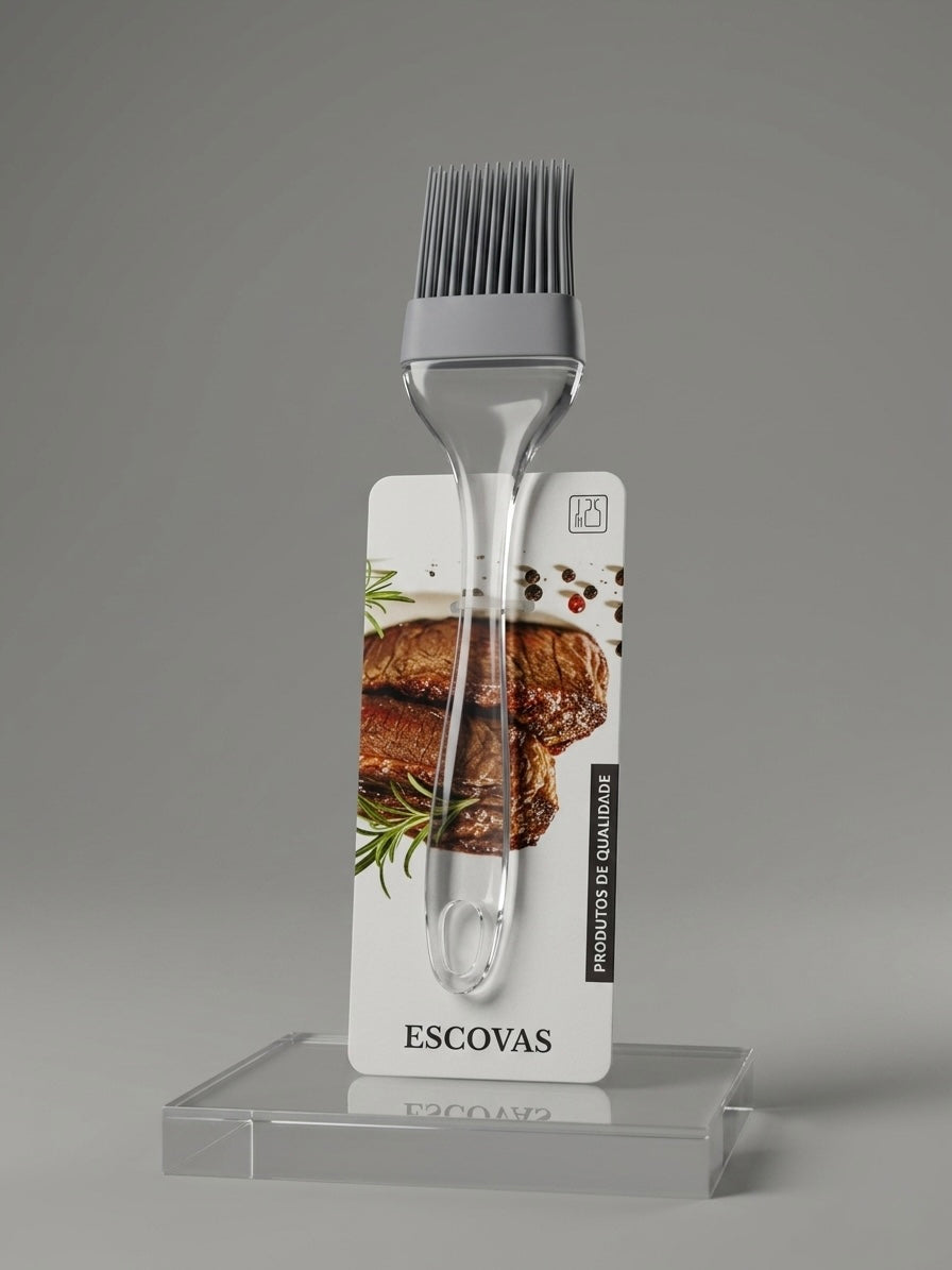 Escova de Silicone para Cozinha – 20,5 cm