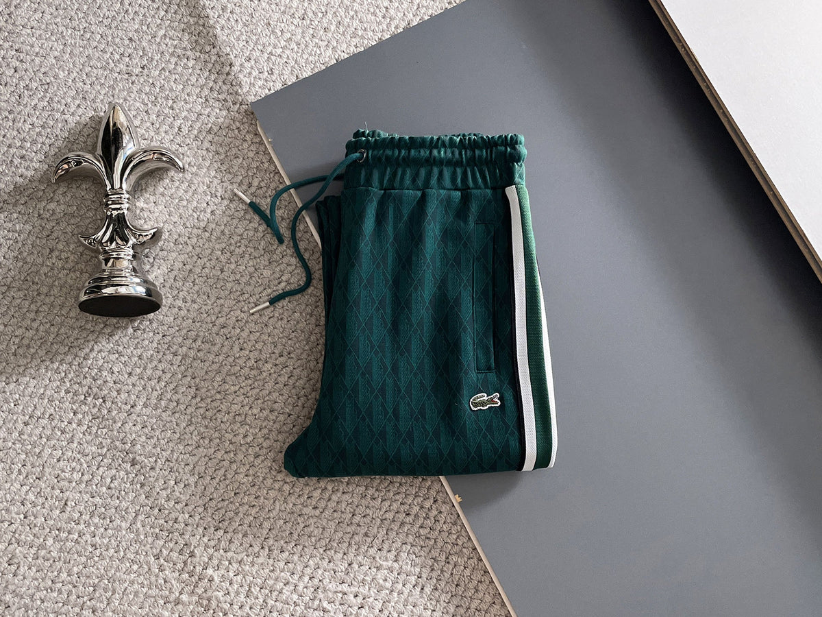 Fato de Treino Lacoste Jacquard Losango Verde