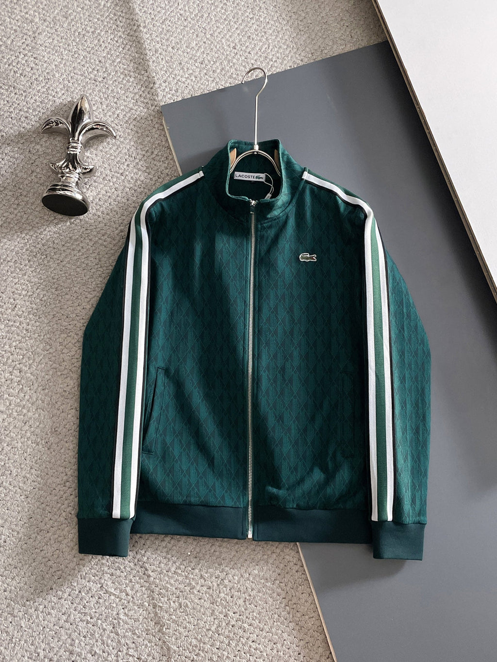 Fato de Treino Lacoste Jacquard Losango Verde