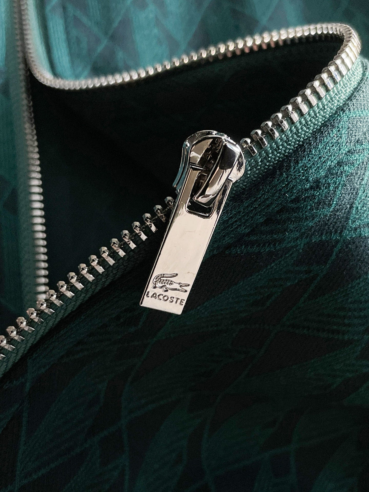 Fato de Treino Lacoste Jacquard Losango Verde