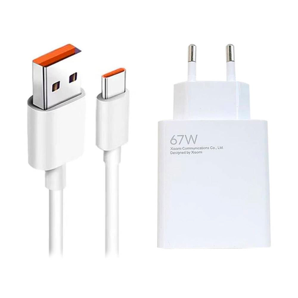 Carregador XIAOMI Charging Combo (67W - Type-A - Branco)