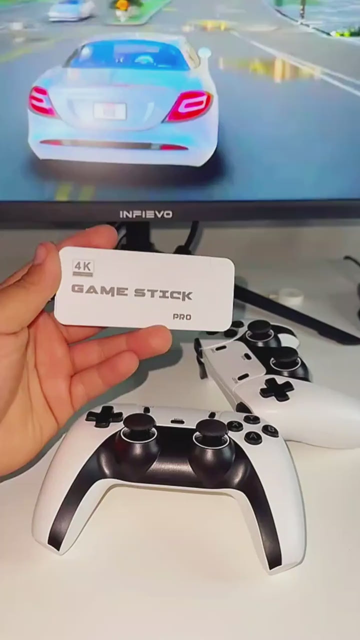 GAME STICK PRO 4K – Diversão sem limites!