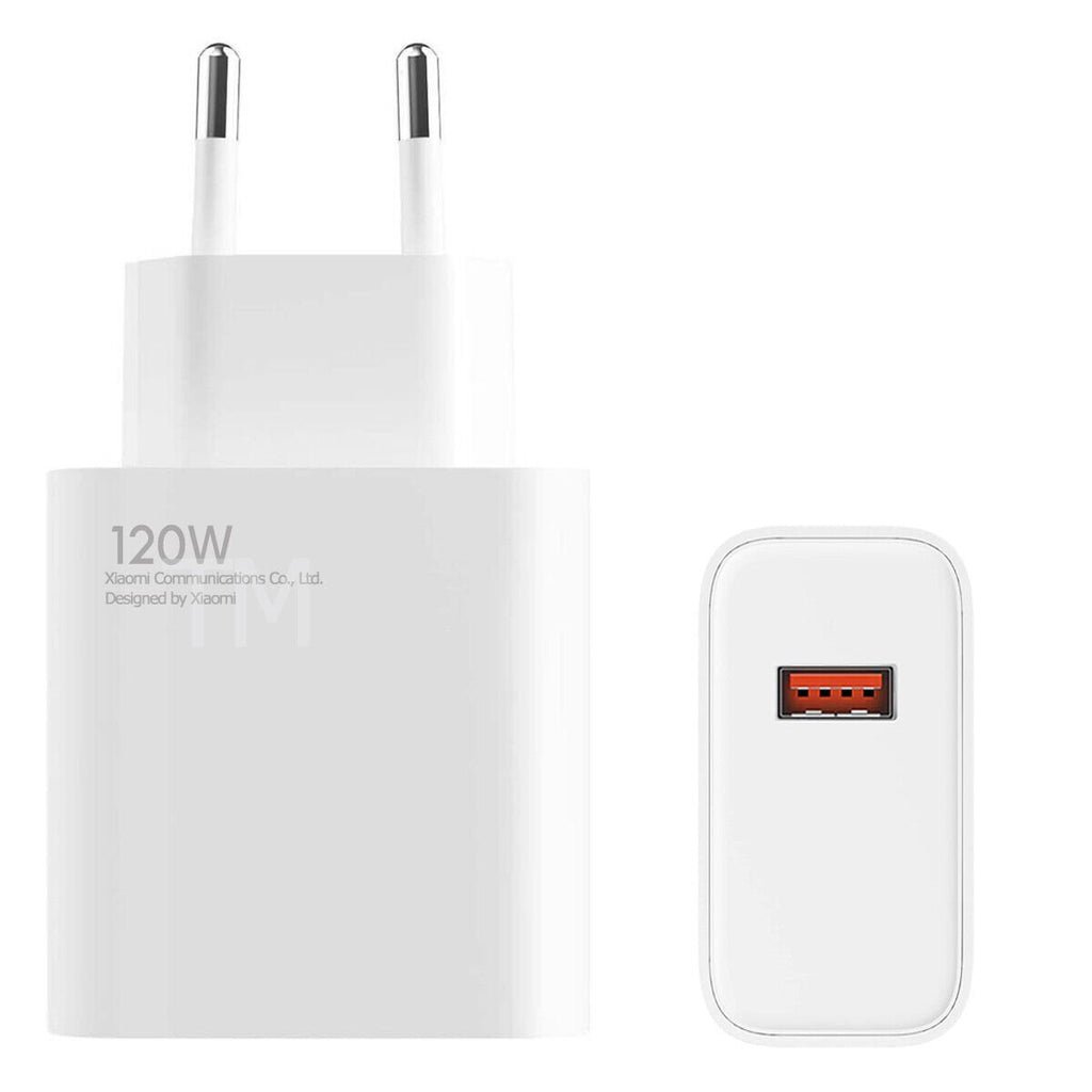 Carregador XIAOMI HyperCharge Combo USB-A 120W (120W - 1x USB-A - Branco)